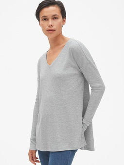 Long Sleeve V-Neck Top