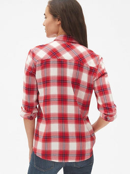 Drapey Plaid Shirt