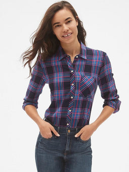 Drapey Plaid Shirt