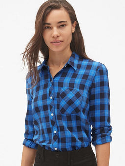 Drapey Plaid Shirt