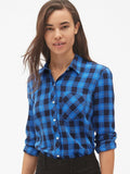 Drapey Plaid Shirt
