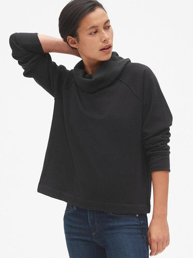 Funnel-Neck Sweatshirt