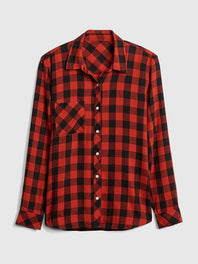 Drapey Plaid Shirt